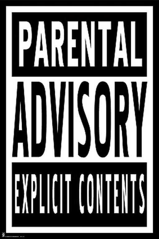 Parental Advisory Vertical (Poster 61x91,50 Cm)