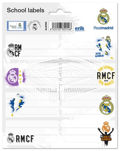 Real Madrid (Etichette Adesive)