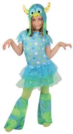 Vestito Monstruita Azul 4-6 Anni