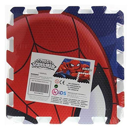 Kids Licensing – Un Tappetino in Schiuma Spiderman in Formato Puzzle, mv92392