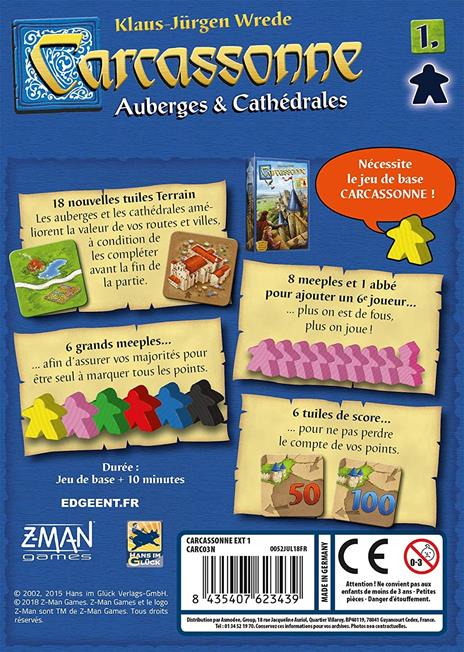 Asmodee Gioco di società Carcassonne (Lingua Italiana Non Garantita) - 4