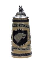 Game Of Thrones - Stark Bavarian Beer Stein Boccale Per Birra In Ceramica