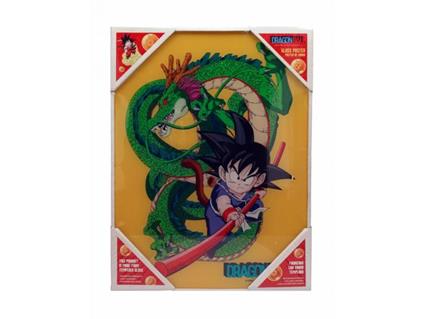 Sd Toys Dragon Ball Kid Goku&shenron Poster di Vetro