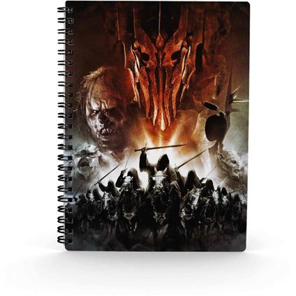 Il Signore Degli Anelli Agenda Con 3d-effect Mordor Sd Toys