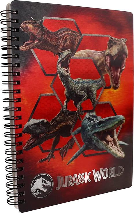 Jurassic World Agenda Con 3d-effect Carnivorous Sd Toys