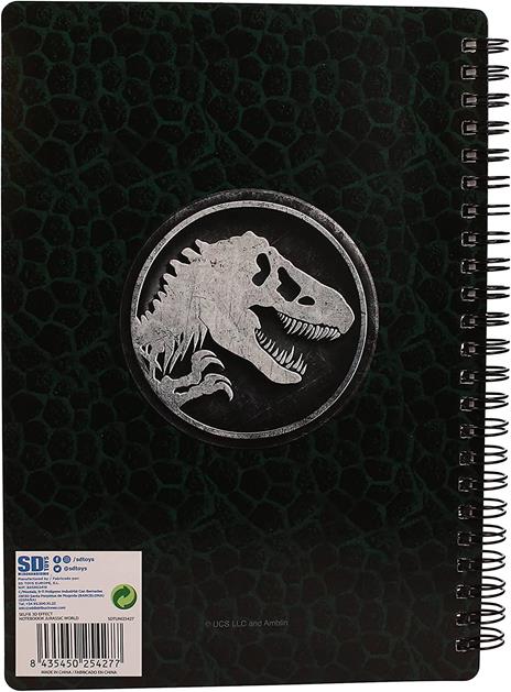 Jurassic World Agenda Con 3d-effect Selfie Sd Toys - 3