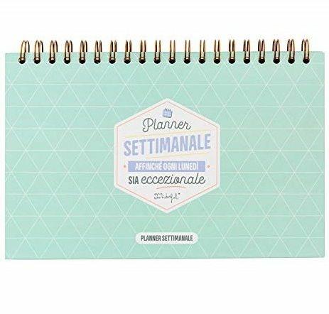 Planner settimanale affichè ogni lunedì sia eccezionale Mr Wonderful - Mr  Wonderful - Cartoleria e scuola | IBS