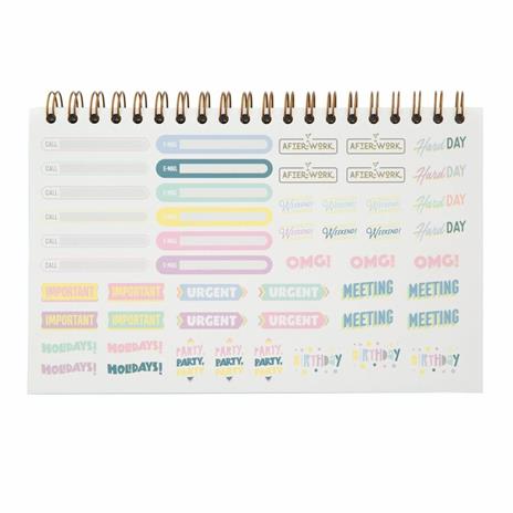 Planner settimanale per rendere ogni giornata eccezionale Mr Wonderful - Mr  Wonderful - Cartoleria e scuola