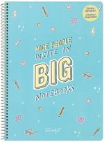 Quaderno Mr Wonderful. Nice people write in big notebooks