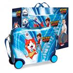 Yo-Kai Watch. Trolley Cavalcabile In Abs Rigido 4 Ruote. 41599C1