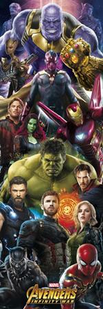 Marvel Avengers Infinity War Poster Puerta