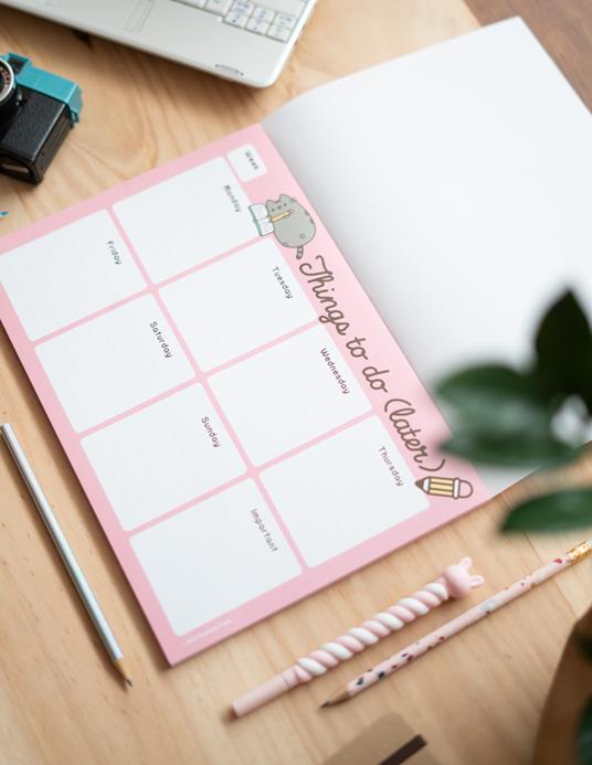 Block Planner settimanale A4 Pusheen Foodie - 21x29,8 cm - 3