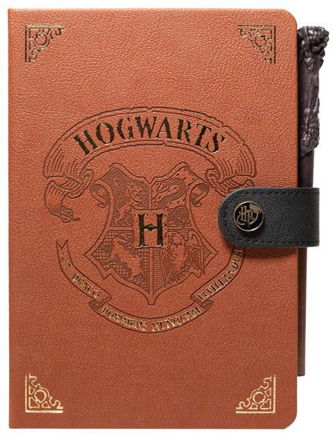 Quaderno Harry Potter, A5, con bacchetta penna