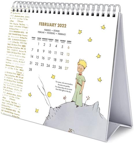 Calendario da scrivania 2022 The Little Prince - 20 x 6,5 x 18 cm - 4