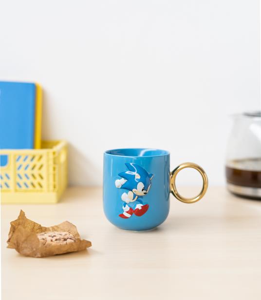 Tazza 3D Sonic The Hedgehog con Anello - 5