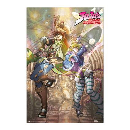 Jojo'S Bizarre Adventure Joseph Joestar & Caesar Zeppeli Poster