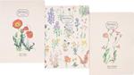 Pack 3 Quaderni A5 Botanical Wild Flowers Kokonote