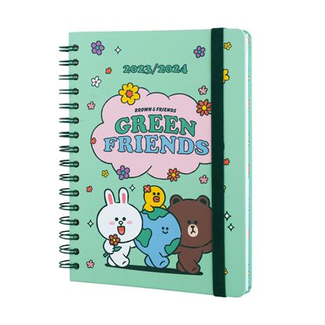 Agenda Scolastica 2023/2024 Vista Settimanale A5 12 Mesi Line Friends - 2