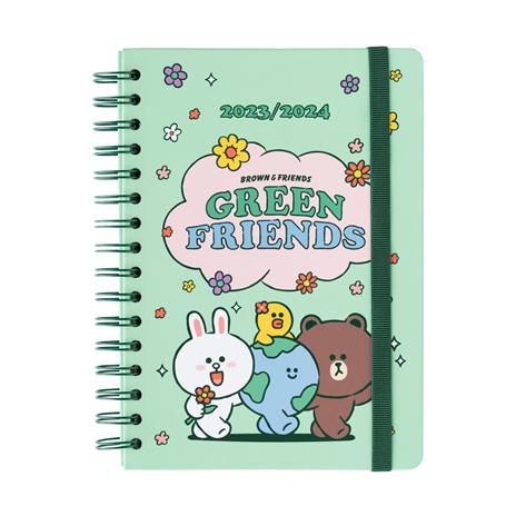 Agenda Scolastica 2023/2024 Vista Settimanale A5 12 Mesi Line Friends