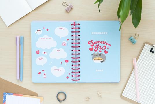 Agenda Scolastica 2023/2024 Vista Settimanale A5 12 Mesi Pusheen Purrfect Love Collection - 7