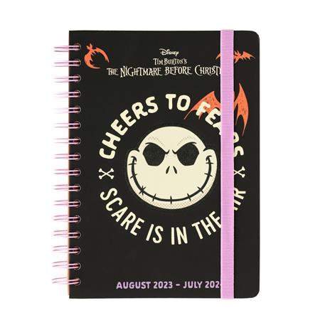 Agenda Scolastica 2023/2024 Vista Settimanale A5 12 Mesi Disney Nightmare Before Christmas