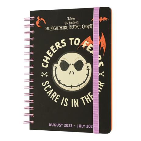 Agenda Scolastica 2023/2024 Vista Settimanale A5 12 Mesi Disney Nightmare Before Christmas - 2