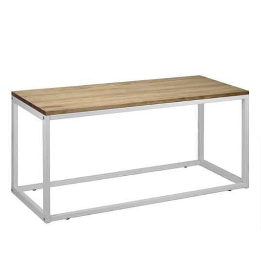 Tavolino da salotto Icub industriale vintage, Bianco, 45 x 70 x 40 cm - DS  Muebles - Casa e Cucina | IBS