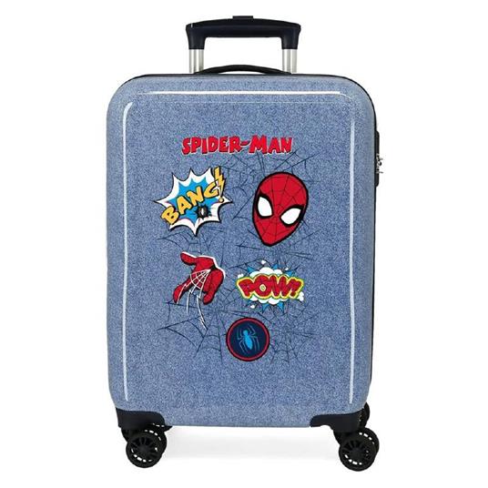 Spiderman Denim Trolley Da Cabina Abs 55 Cm 4 Ruote - Joumma Bags - Idee  regalo | IBS