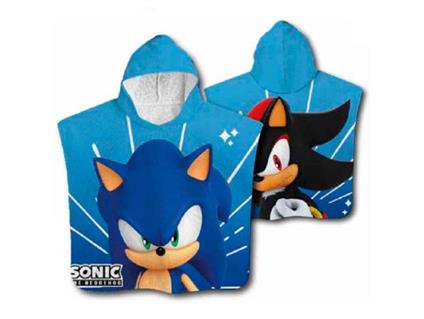 Sonic The Hedgehog Microfibre Poncho Asciugamano Sega