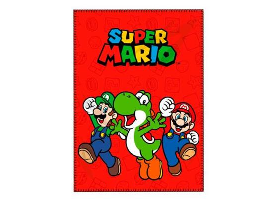 Super Mario Bros Coperta In Pile Nintendo