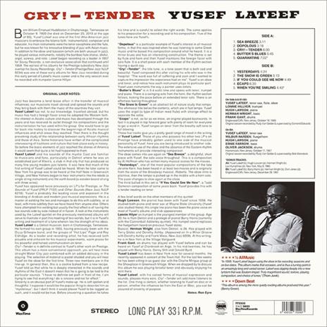 Cry! - Vinile LP di Yusef Lateef - 2