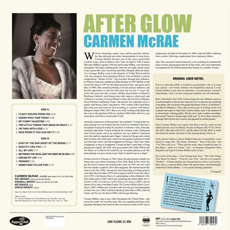 After Glow - Vinile LP di Carmen McRae - 2