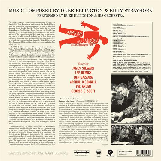 Anatomy Of A Murder - Vinile LP di Duke Ellington - 2