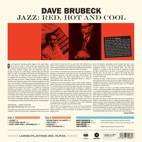 Jazz. Red, Hot And Cool - Vinile LP di Dave Brubeck - 2