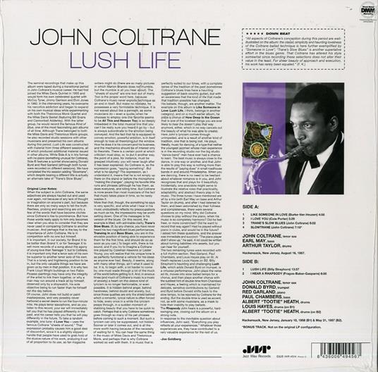 Lush Life - Vinile LP di John Coltrane - 2
