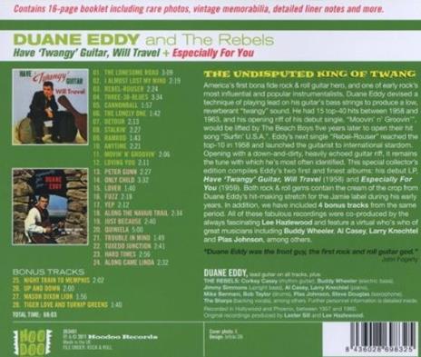 Have Twangy Guitar Will Travel - Especially for You - CD Audio di Duane Eddy - 2
