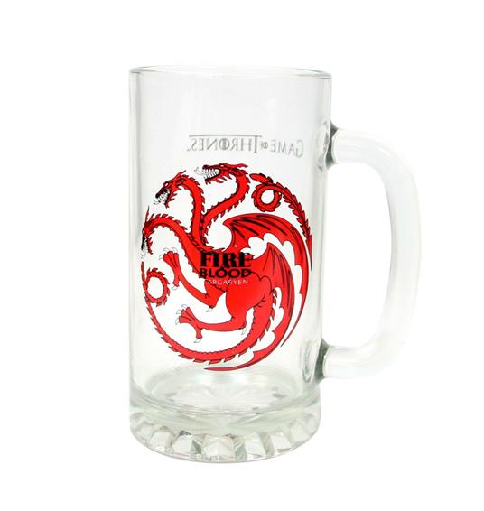 Game of Thrones Beer Glass Targaryen