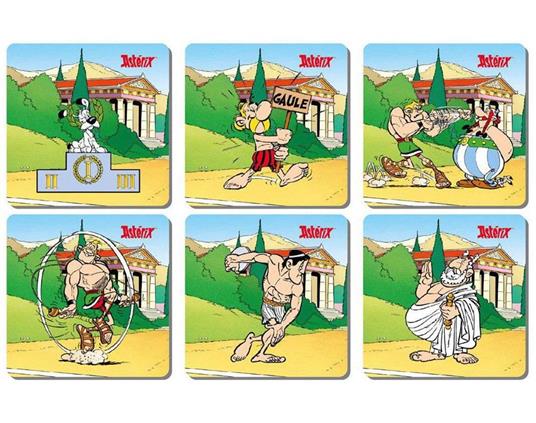 Asterix: Olympic Games 6 Square Coasters Set - 2