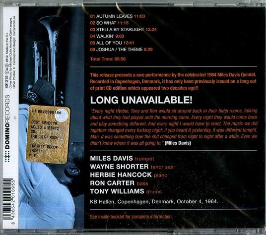 Live In Copenhagen 1964 - CD Audio di Miles Davis - 2