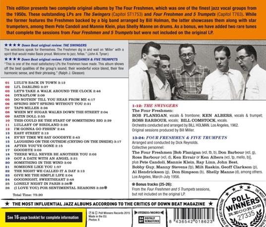 The Swingers - 4 Freshmen & 5 Trumpets - CD Audio di Four Freshmen - 2