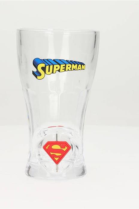 Dc Comics: Superman Spinning Logo Soda Glass - 2