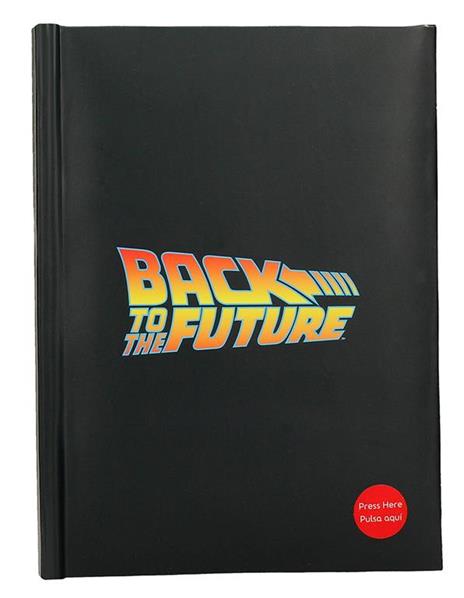 Ritorno al Futuro Logo Light Up Notebook Taccuino