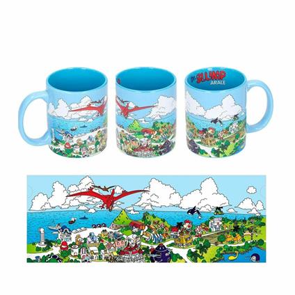 Dr Slump: Penguin Village Ceramic Mug