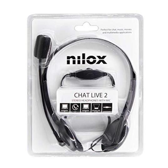 Nilox Cuffie Cuffie Stereo Con Archetto Regolabile E Controllo Volume -  Nilox - TV e Home Cinema, Audio e Hi-Fi | IBS