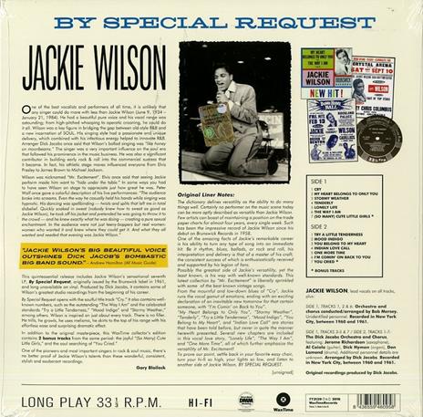 By Special Request - Vinile LP di Jackie Wilson - 2