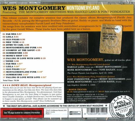 Montgomeryland - CD Audio di Wes Montgomery - 2