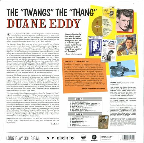 Twangs the Thang (Limited Edition) - Vinile LP di Duane Eddy - 2