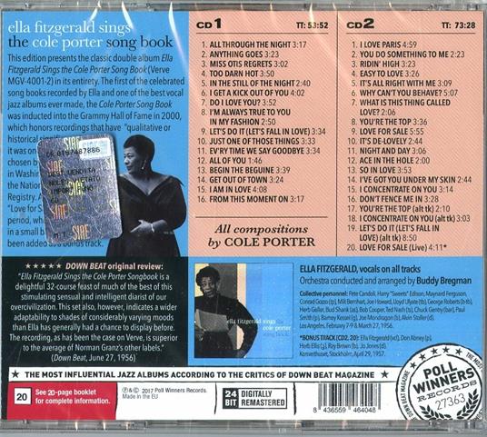 Sings the Cole Porter Songbook - CD Audio di Ella Fitzgerald - 2