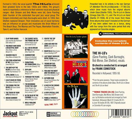 Attention! The Hi-Lo's! - CD Audio di Hi-Lo's - 2