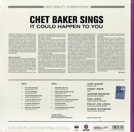 It Could Happen to You - Vinile LP di Chet Baker - 2